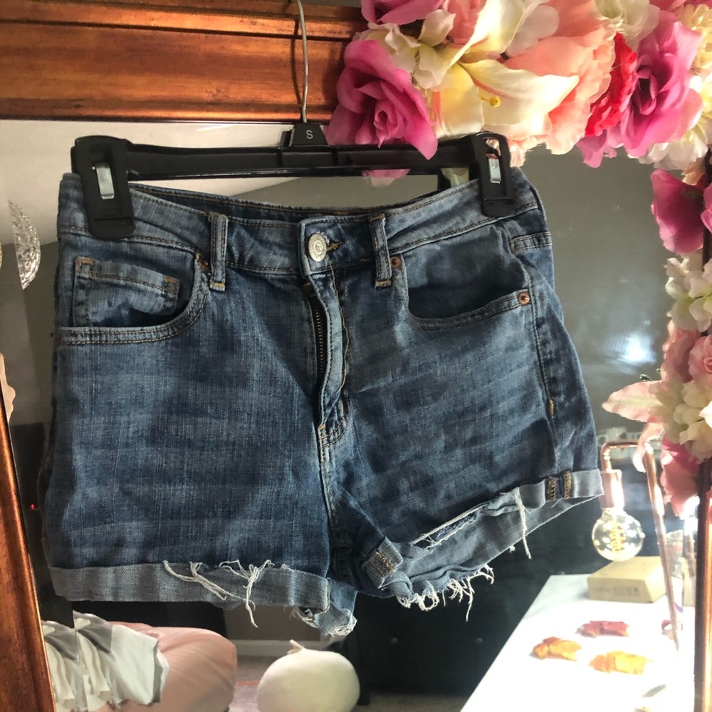 High waisted shorts